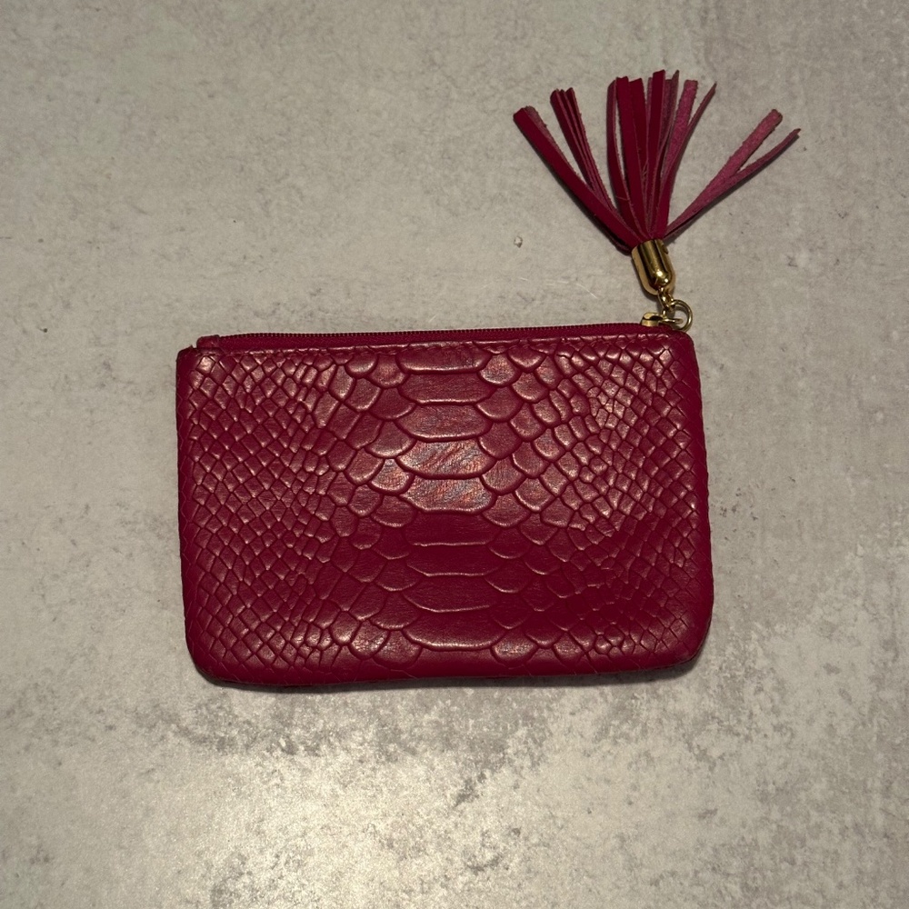 Gigi New York All In One Coin Python Embossed Wal… - image 2